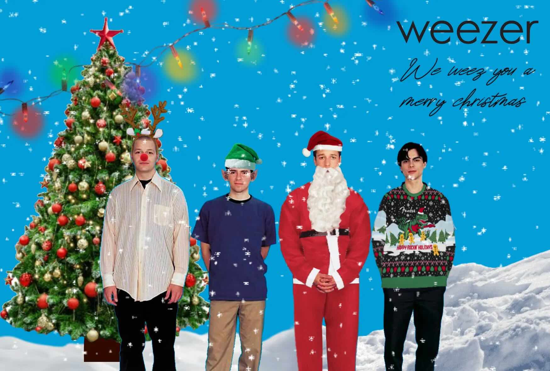 Weezer xmas card