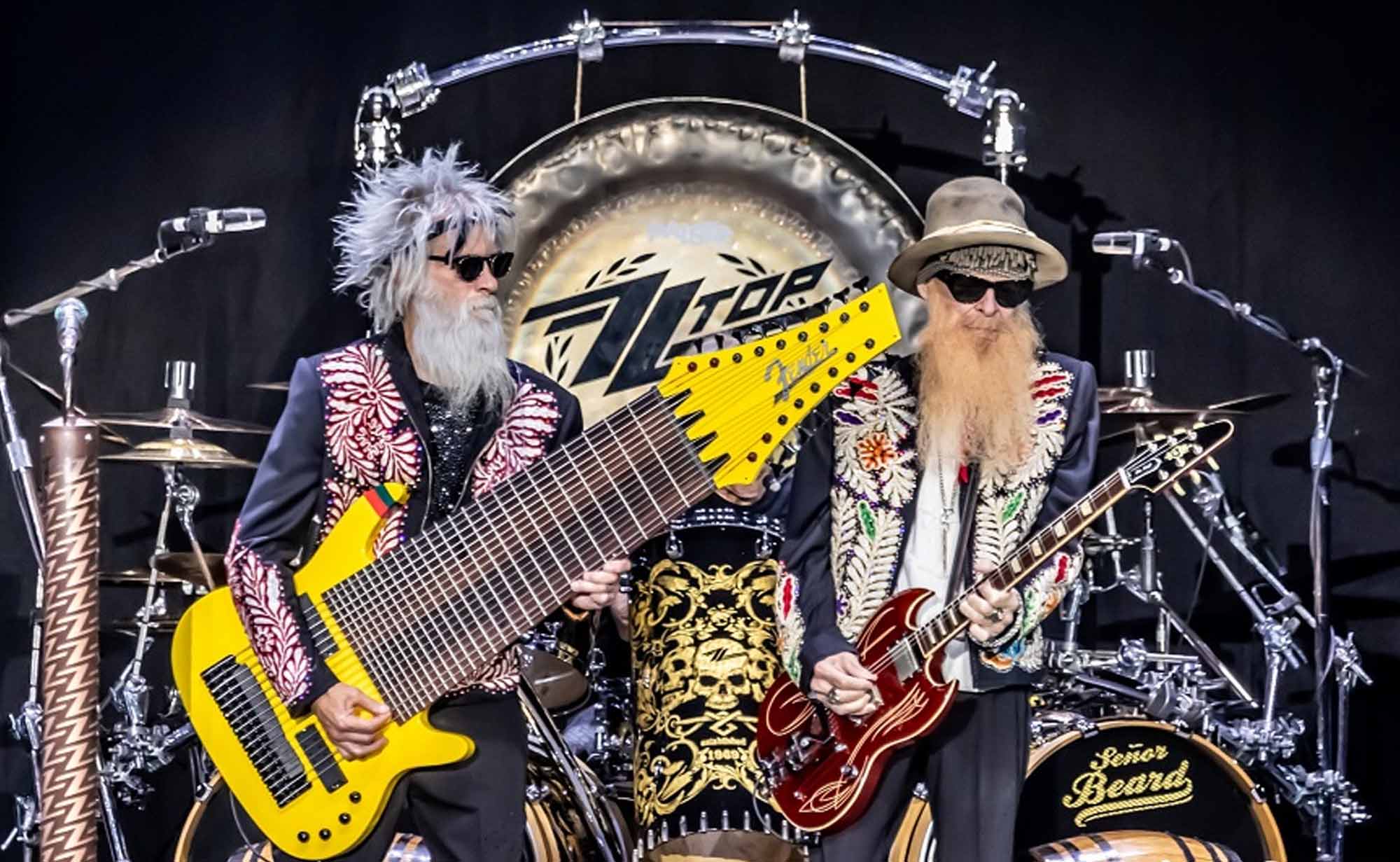 ZZ Top live on stage