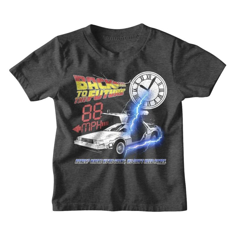 Back To The Future Clock Hits 88mph Kids T Shirt