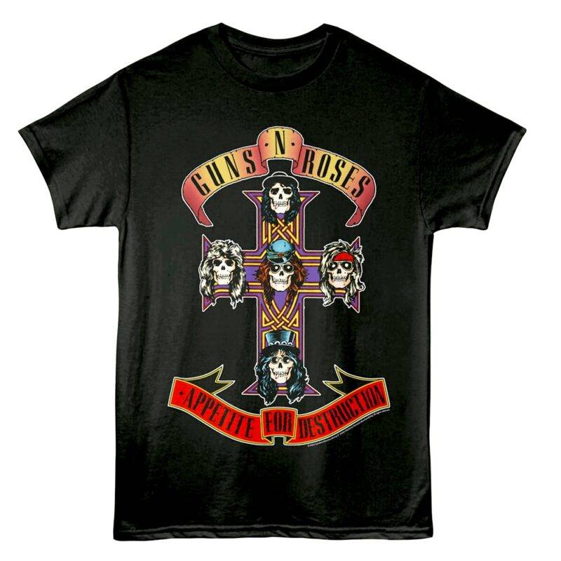 Guns N Roses Appetite For Destruction Album Men's T Shirt