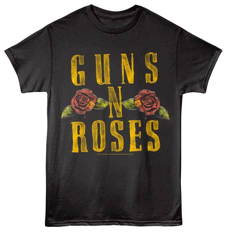 Guns N Roses Vintage Roses Men's T Shirt