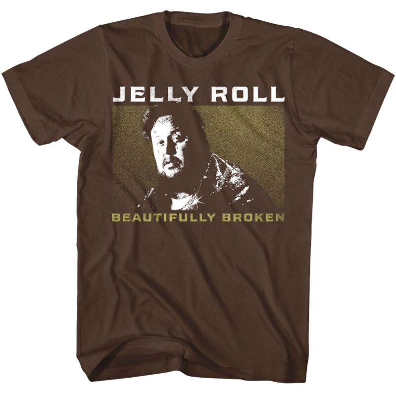 Jelly Roll Beautifully Broken Photo Men’s T Shirt