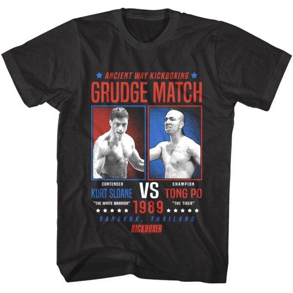 Kickboxer Grudge Match Fight Poster Men’s T Shirt