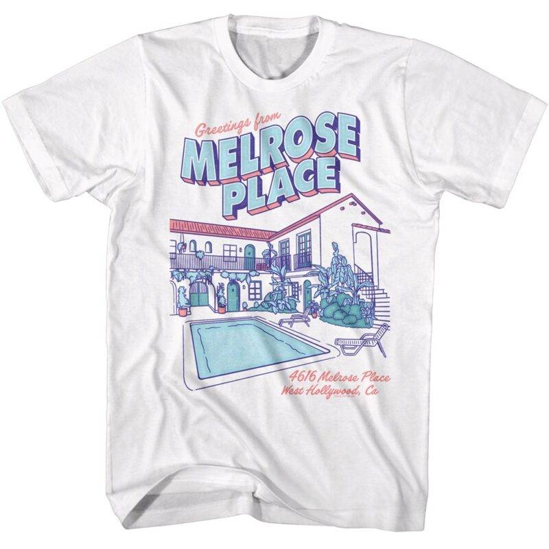 Melrose Place Greetings from West Hollywood Men’s T Shirt