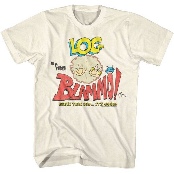 Ren and Stimpy Log from Blammo Ad Men’s T Shirt