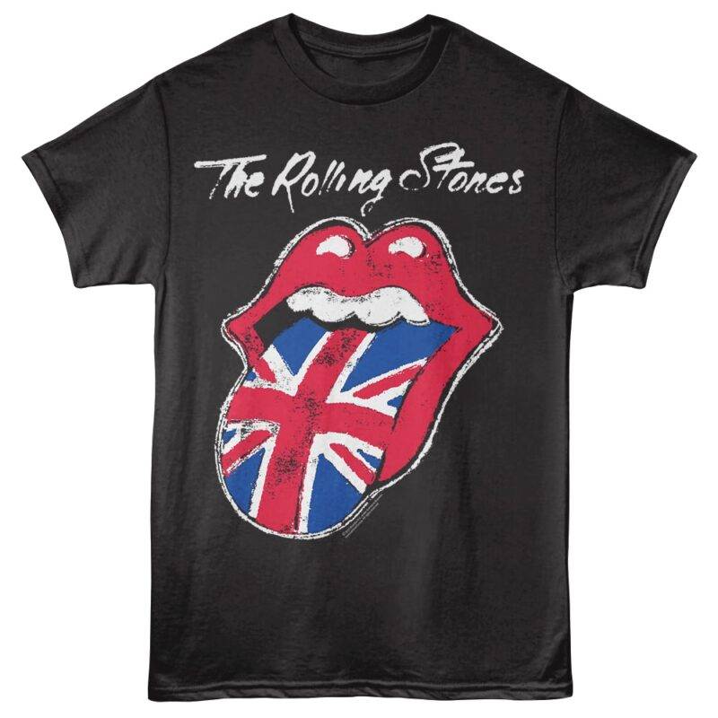 Rolling Stones Union Jack Tongue Men’s T Shirt