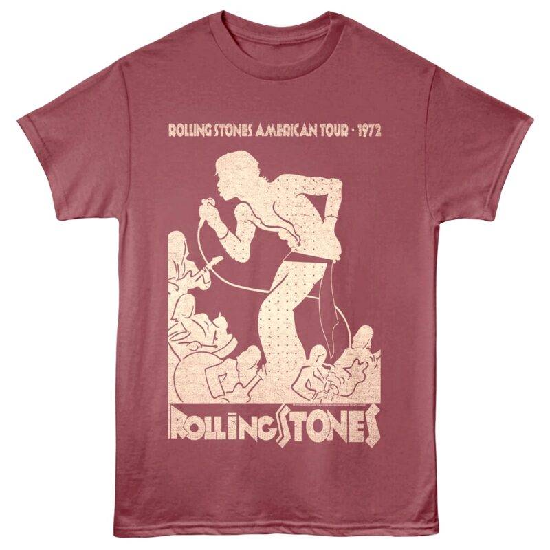 Rolling Stones American Tour 1972 Men’s T Shirt