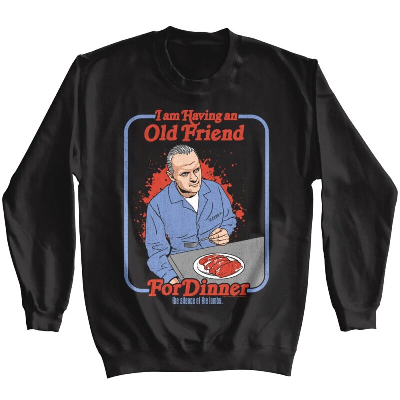 Silence of the Lambs Friend for Dinner Book Cover Sweater