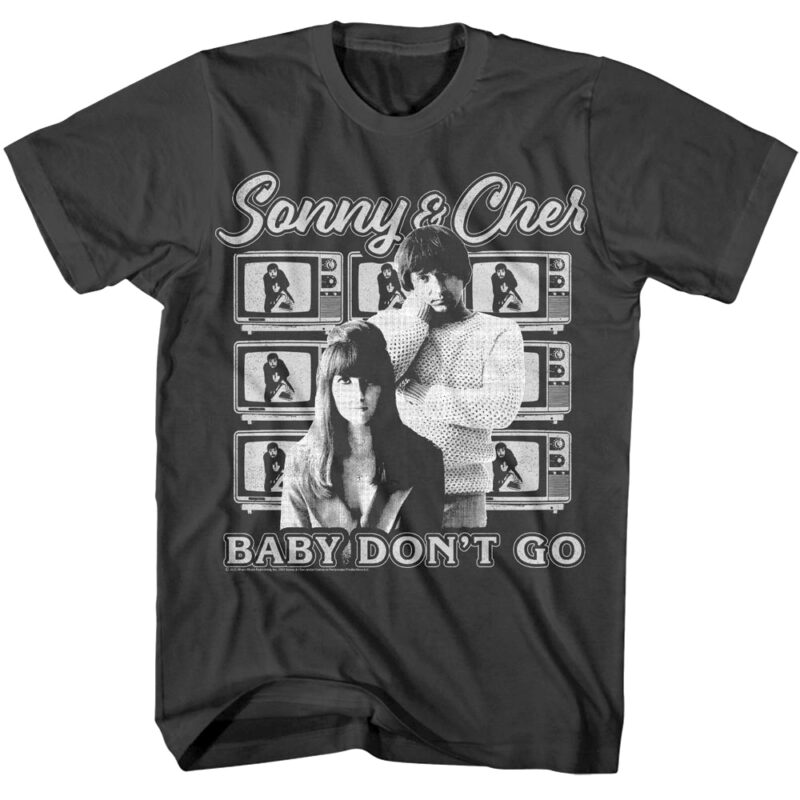 Sonny and Cher Baby Don’t Go TV Men’s T Shirt