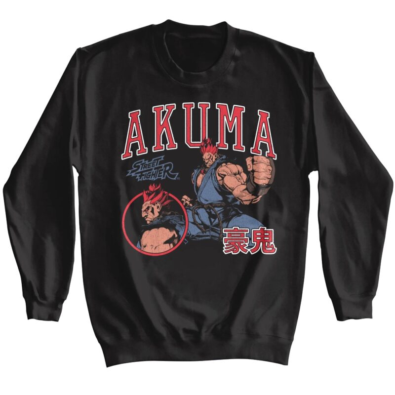 Street Fighter Akuma Ansatsuken Sweater