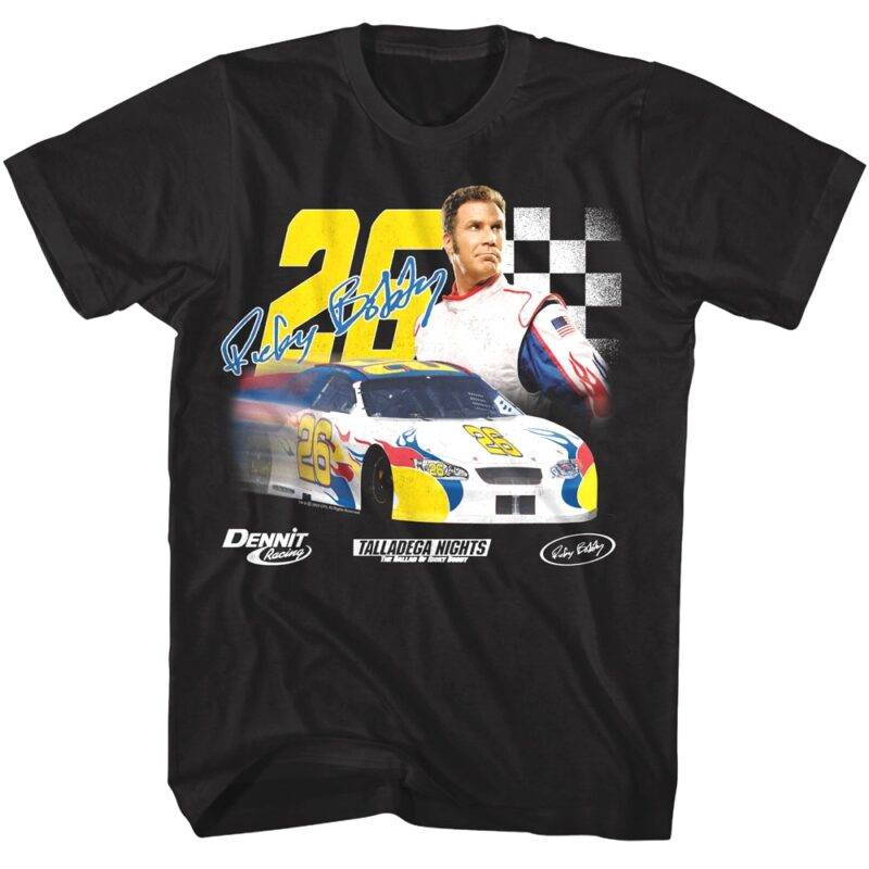 Talladega Nights Signature Car 26 Men’s T Shirt