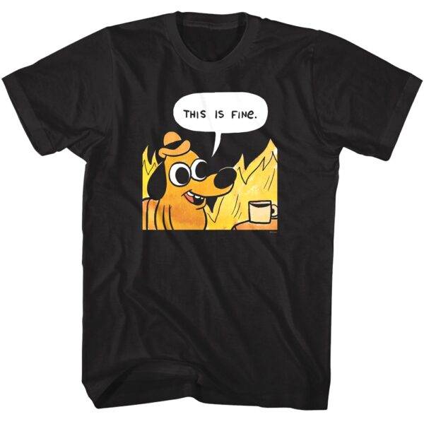 This is Fine Dog Men’s T Shirt