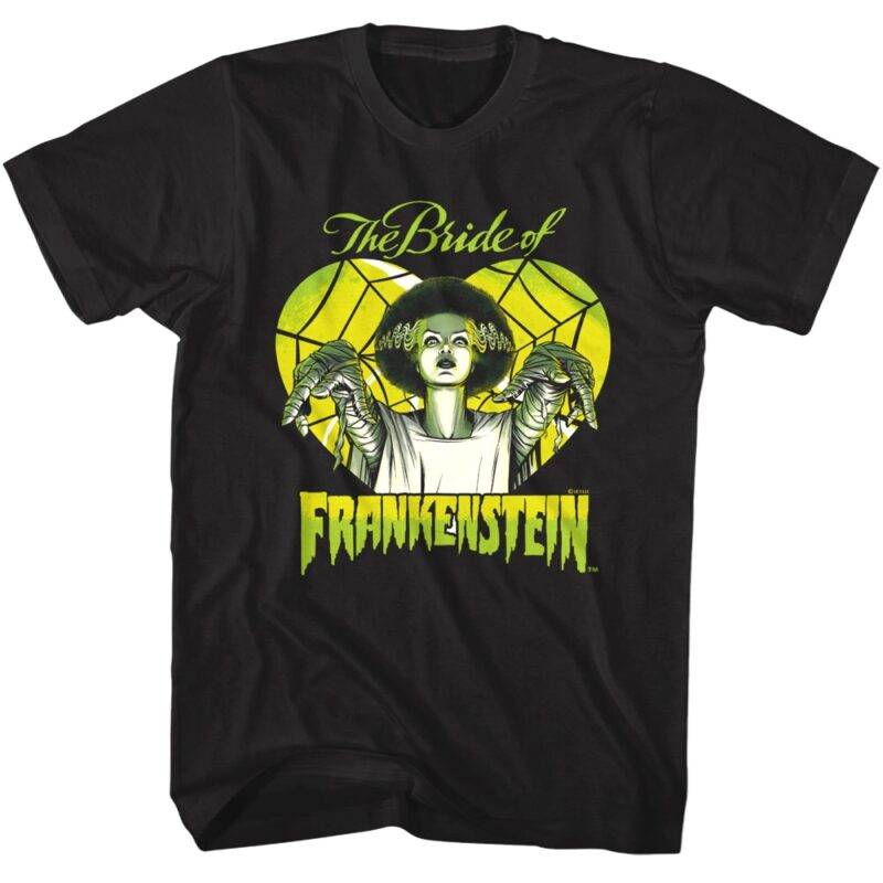 Bride of Frankenstein Heart Men’s T Shirt