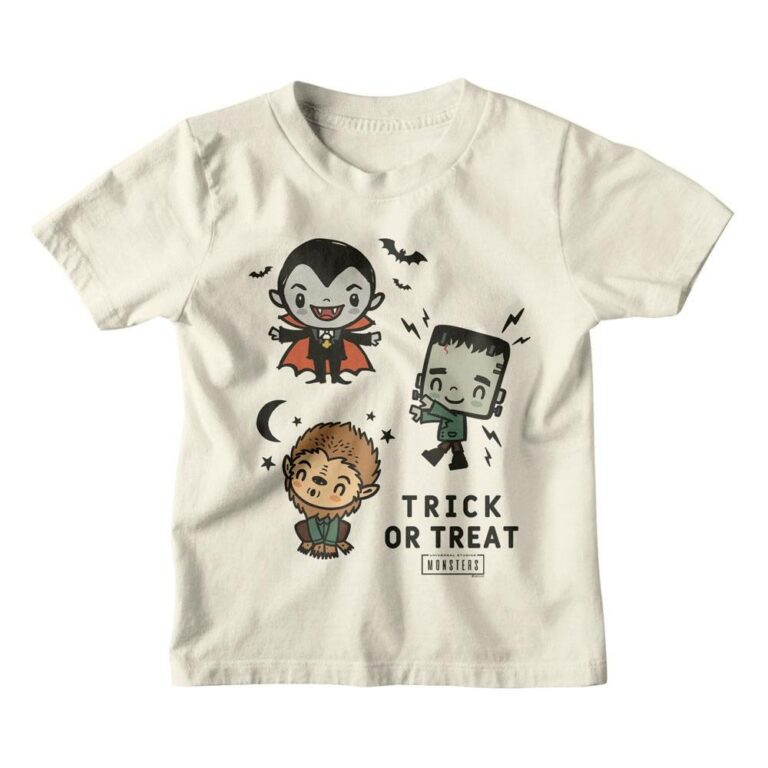 Universal Monsters Cute Trick or Treat Kids T Shirt