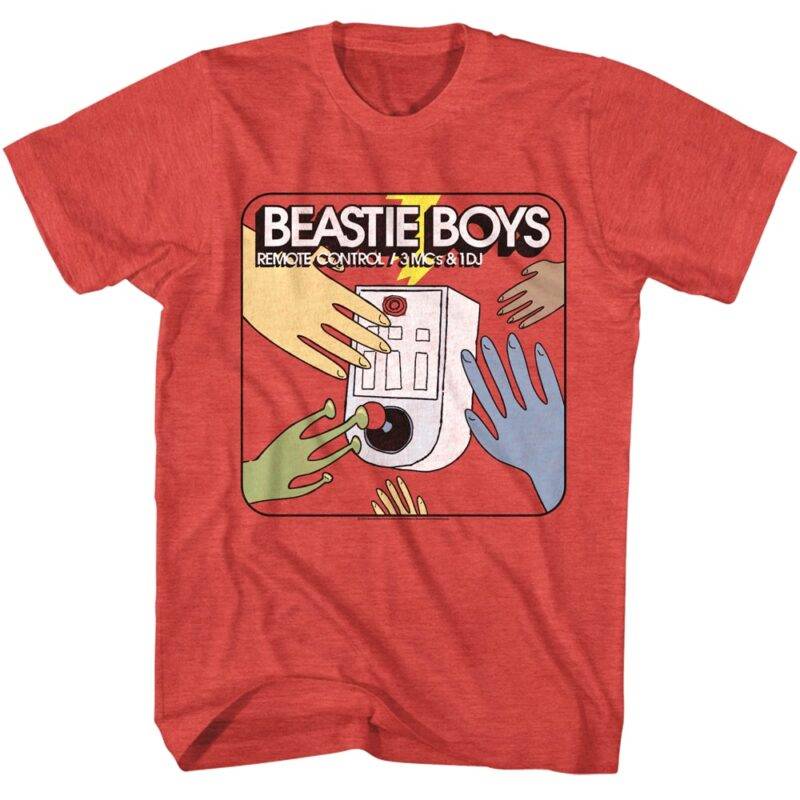 Beastie Boys Remote Control 3MCs & 1DJ Men’s T Shirt