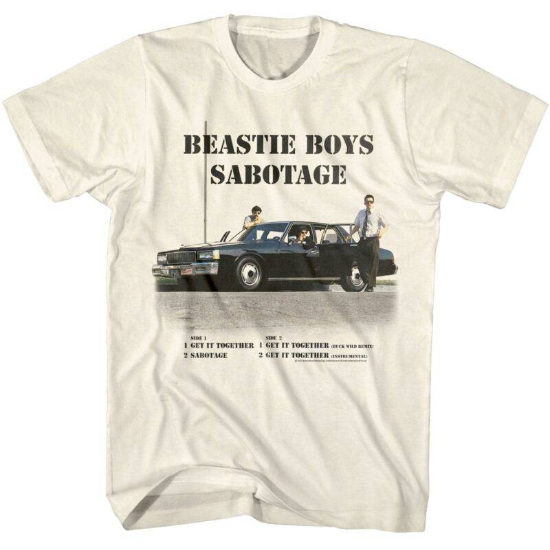 Beastie Boys Sabotage Tracklist Men’s T Shirt