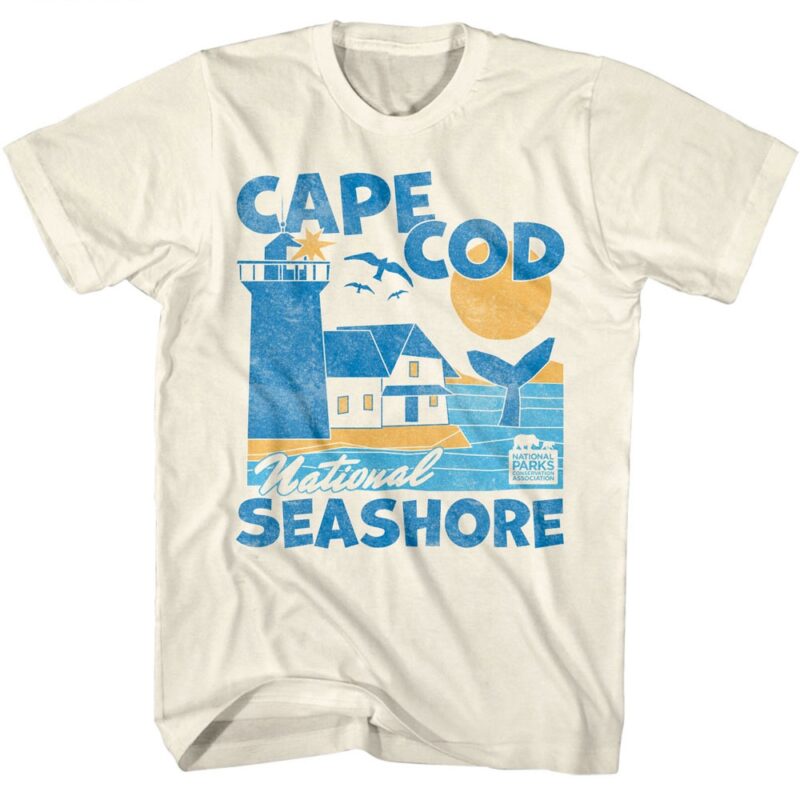 Cape Cod National Seashore Lighthouse Men’s T Shirt