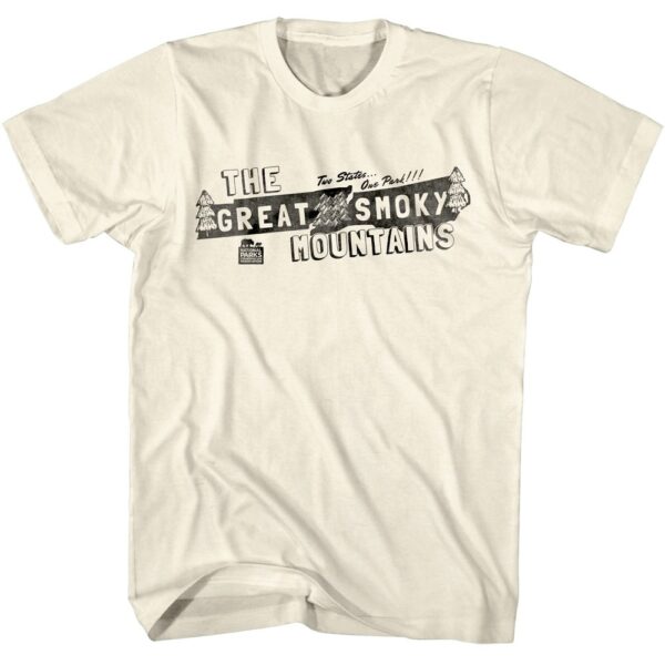 Great Smoky Mountains Two State One Park Men’s T Shirt