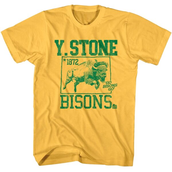 Yellowstone Go Bisons Varsity Men’s T Shirt