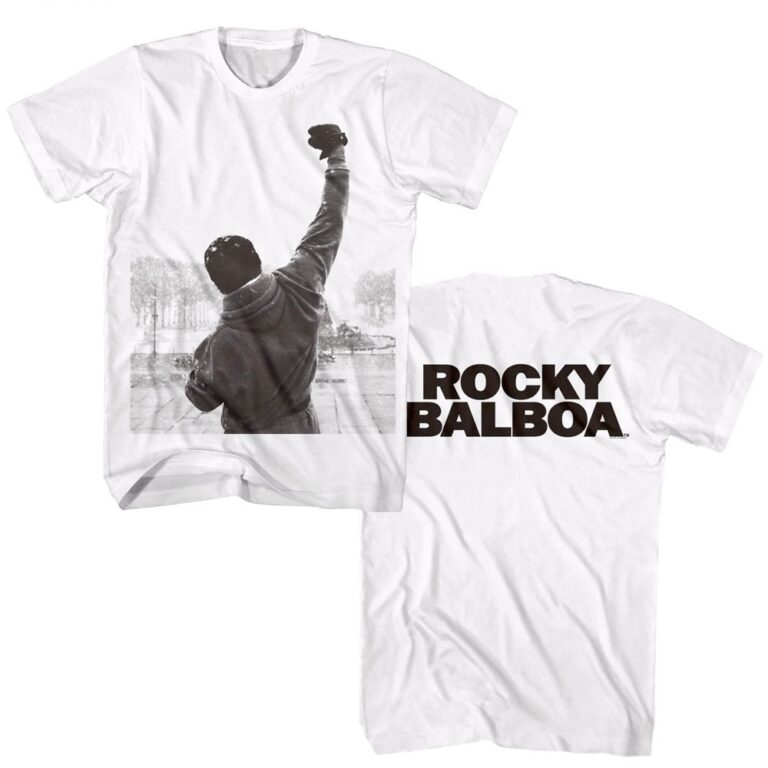 Rocky Balboa Punching the Sky Men’s T Shirt