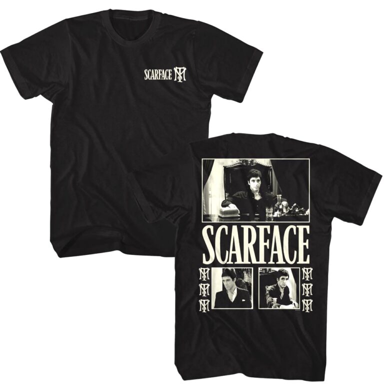 Scarface Tony Montana Power Moves Men’s T Shirt
