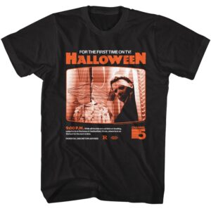 Halloween First Time on TV Men’s T Shirt