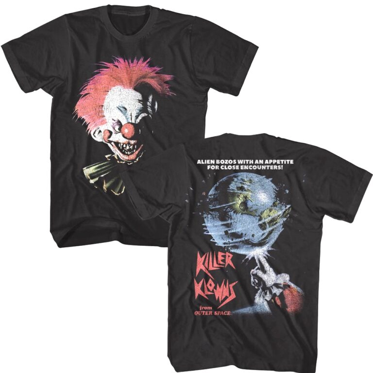 Killer Klowns Alien Bozos Globespinning Men’s T Shirt