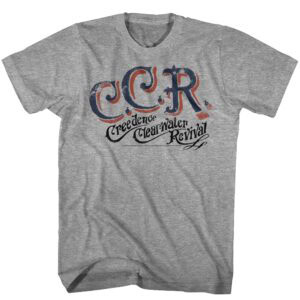 Creedence Clearwater Revival CCR Band Logo Men’s T Shirt