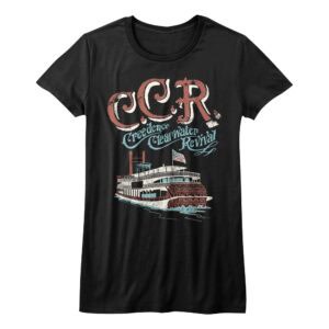 Creedence Clearwater Revival Proud Mary Riverboat Women’s T Shirt