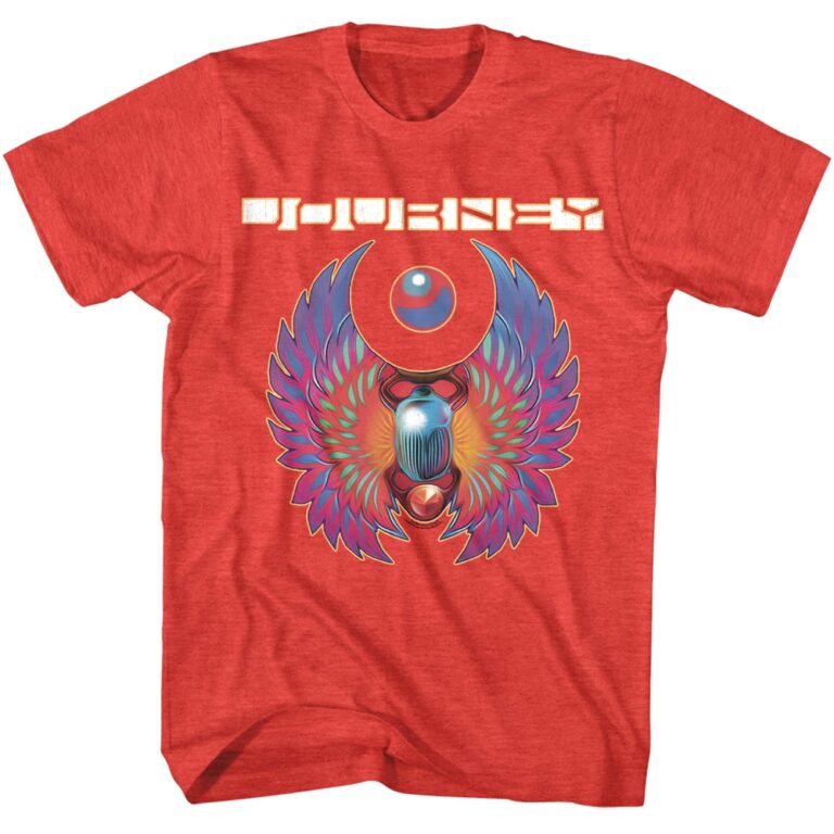 Journey Greatest Hits Men’s Red T Shirt
