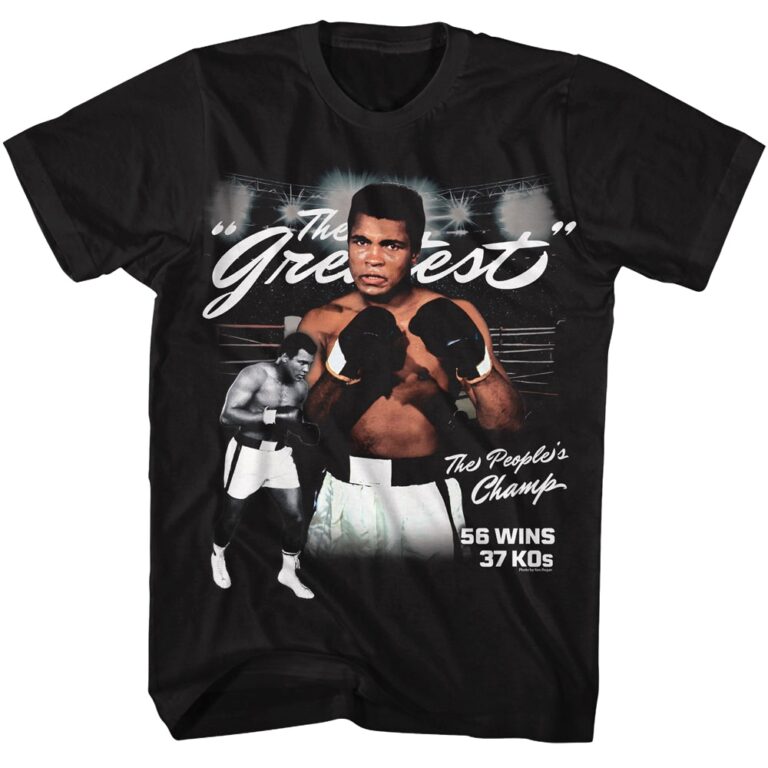 Muhammad Ali 56 Wins 37 KOs Men’s T Shirt