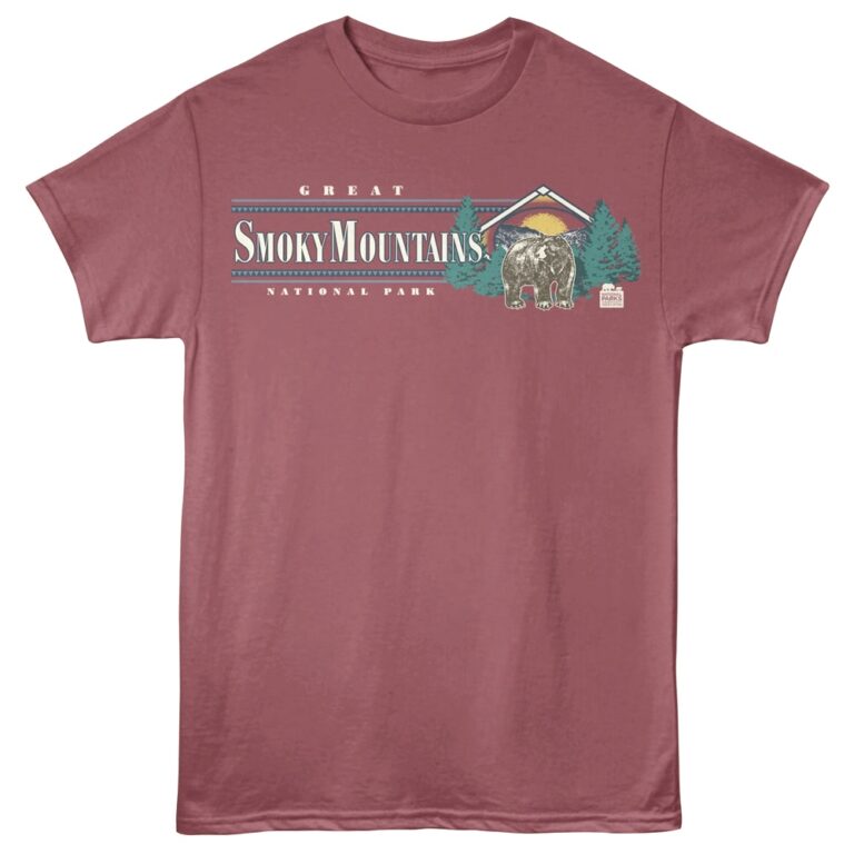 National Park Great Smoky Mountains Vintage Men’s T Shirt