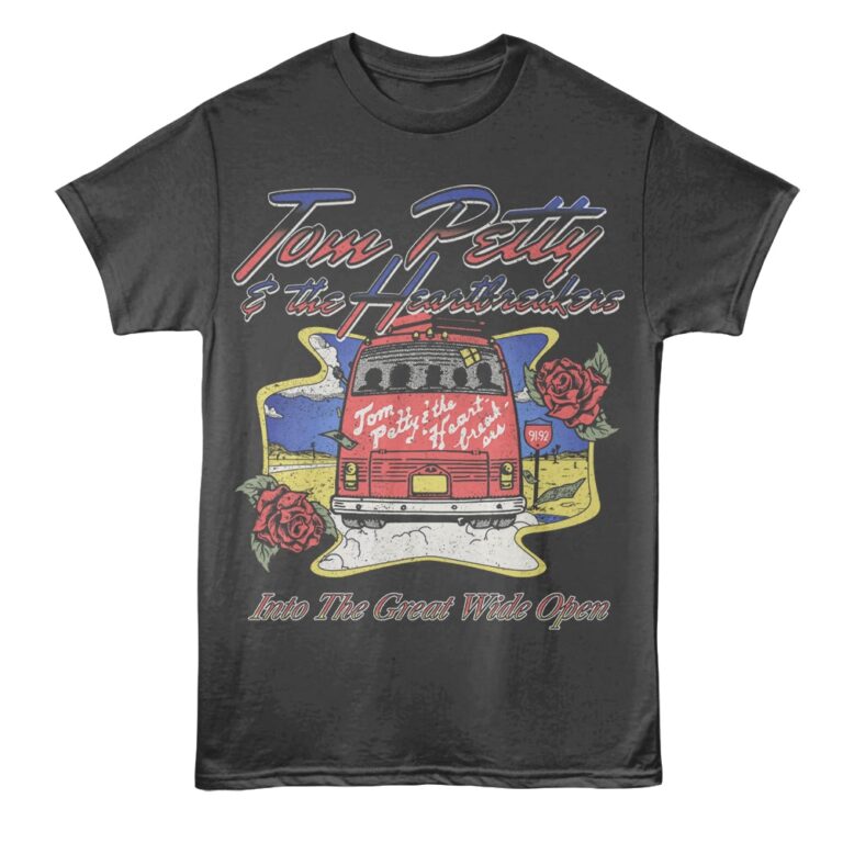 Tom Petty Into the Great Wide Open Tour 92 Men’s T Shirt