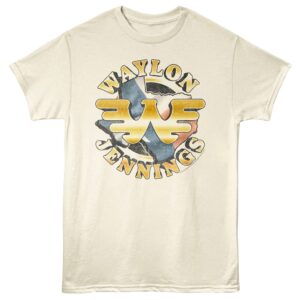 Waylon Jennings Texas Logo Men’s T Shirt