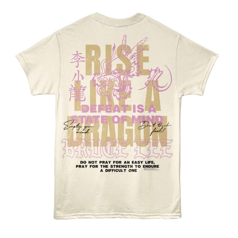 Bruce Lee Rise Like a Dragon Men's T Shirt
