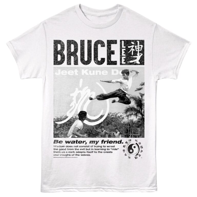 Bruce Lee Flying Wisdom Men’s T Shirt