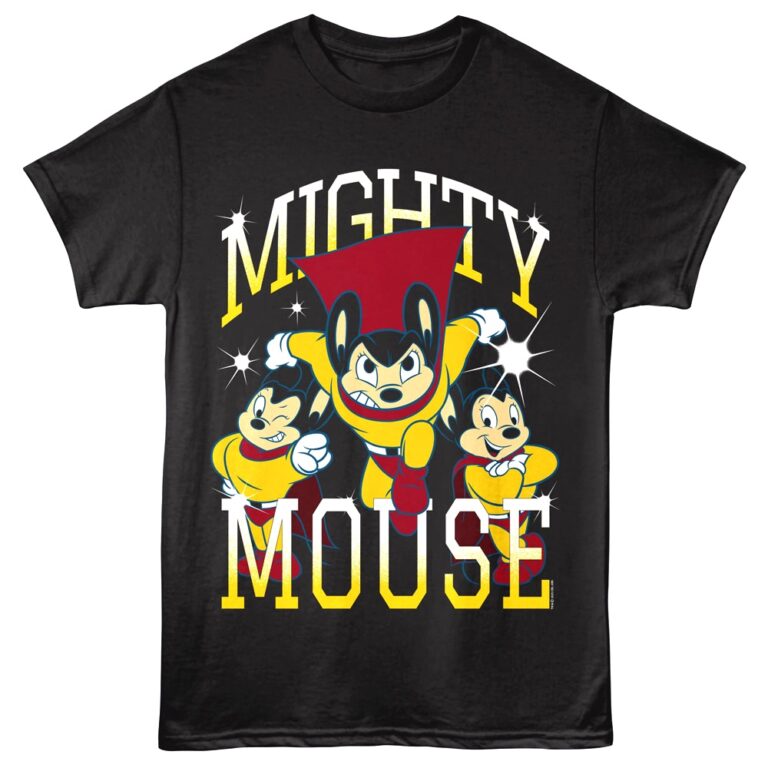 Mighty Mouse Triple Threat Men’s T Shirt