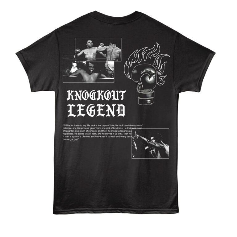 Muhammad Ali Knockout Legend Men’s T Shirt