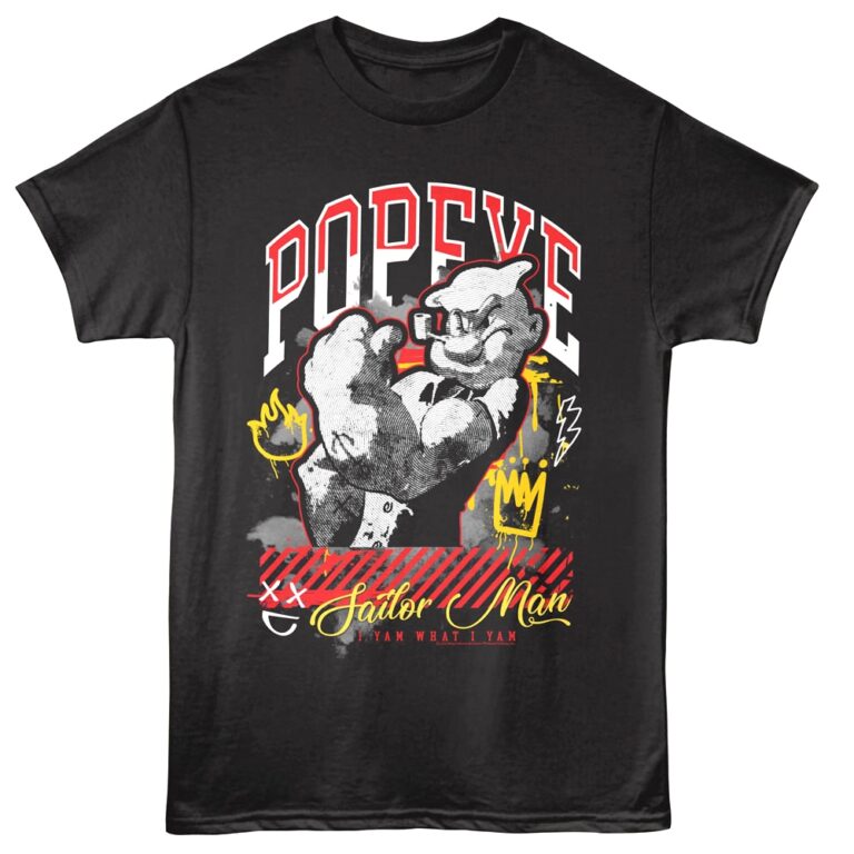 Popeye I Yam Graffiti Men's T Shirt