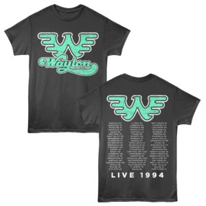 Waylon Jennings Live Tour 1994 Men’s T Shirt