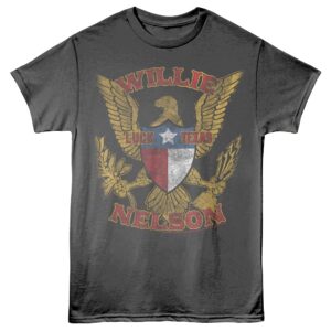 Vintage Willie Nelson Texas graphic T-shirt, perfect for country music fans and Texas pride.