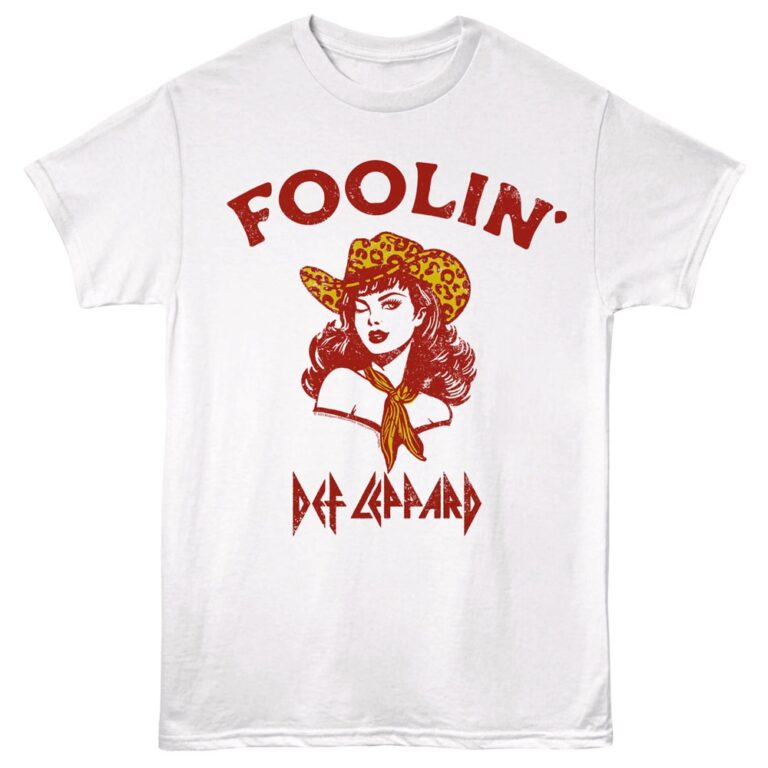 Def Leppard Foolin Cowgirl Men's T Shirt