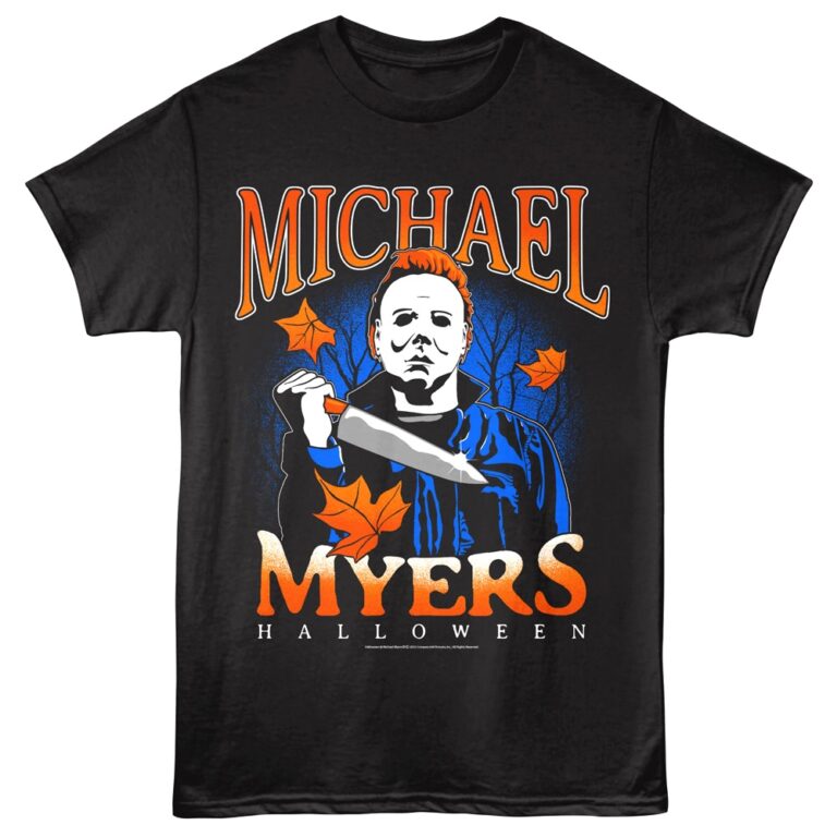 Halloween Michael Myers Fall Foliage Men's T Shirt