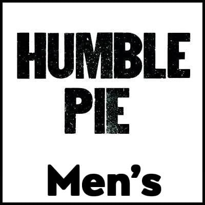 Bold "HUMBLE PIE" men's T-shirt for stylish comfort and statement fashion.