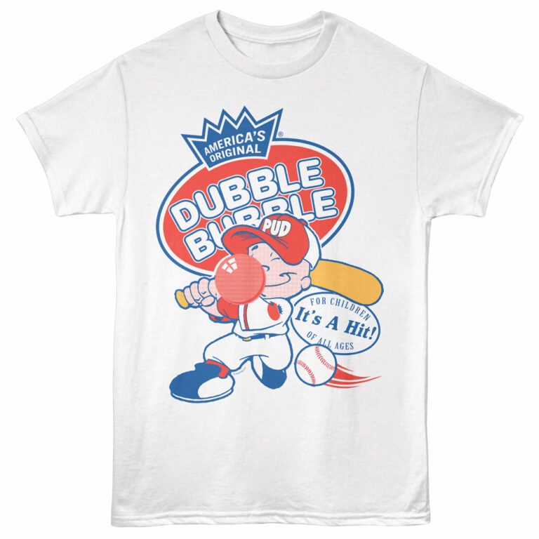 Dubble Bubble It's a Hit Men's T Shirt White