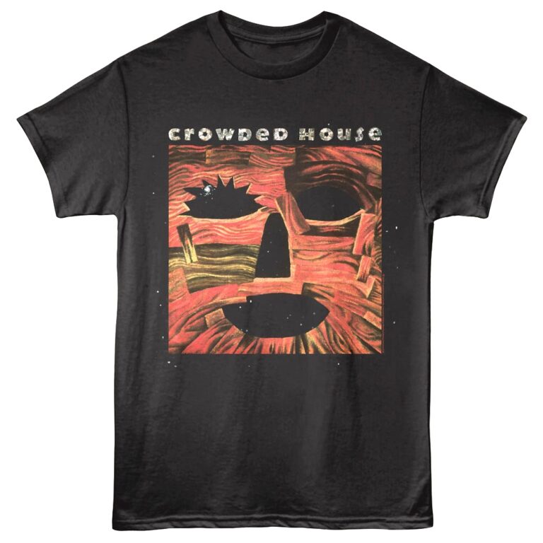 Crowded House Woodface Men's T Shirt Black