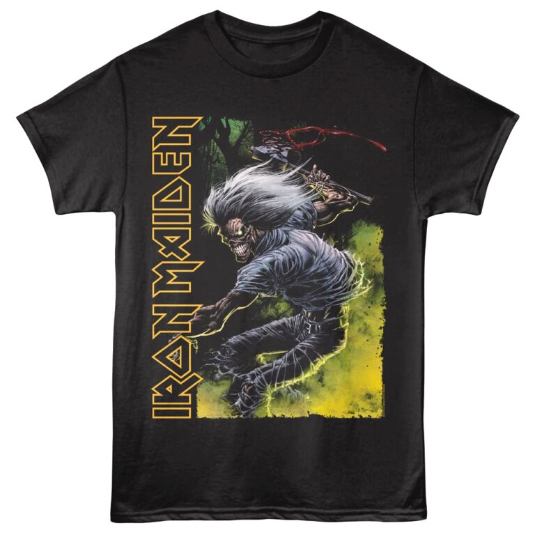 Iron Maiden Eddie Hatchet Men's T Shirt Black