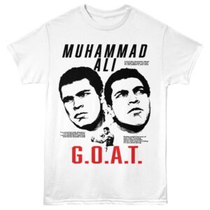 Muhammad Ali GOAT Quotes Men's T Shirt White