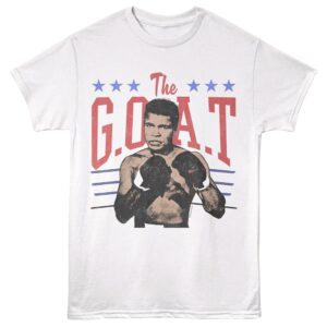 Muhammad Ali GOAT Stars Men's T Shirt White