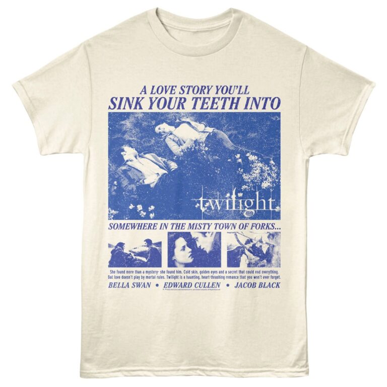 Twilight Sink Your Teeth Into Men's T Shirt Ivory